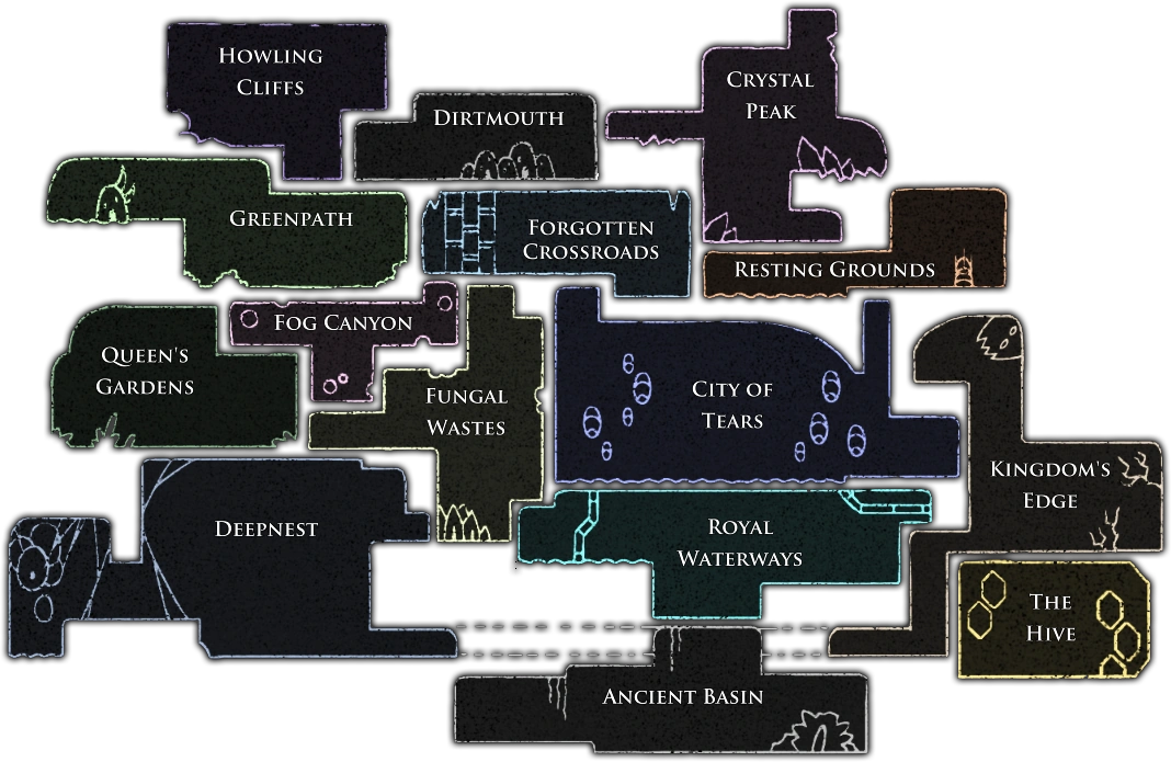 Map of Hollownest